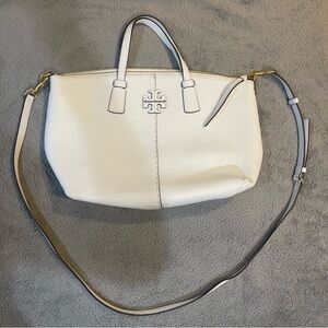 Tory Burch McGraw Top Zip Satchel
